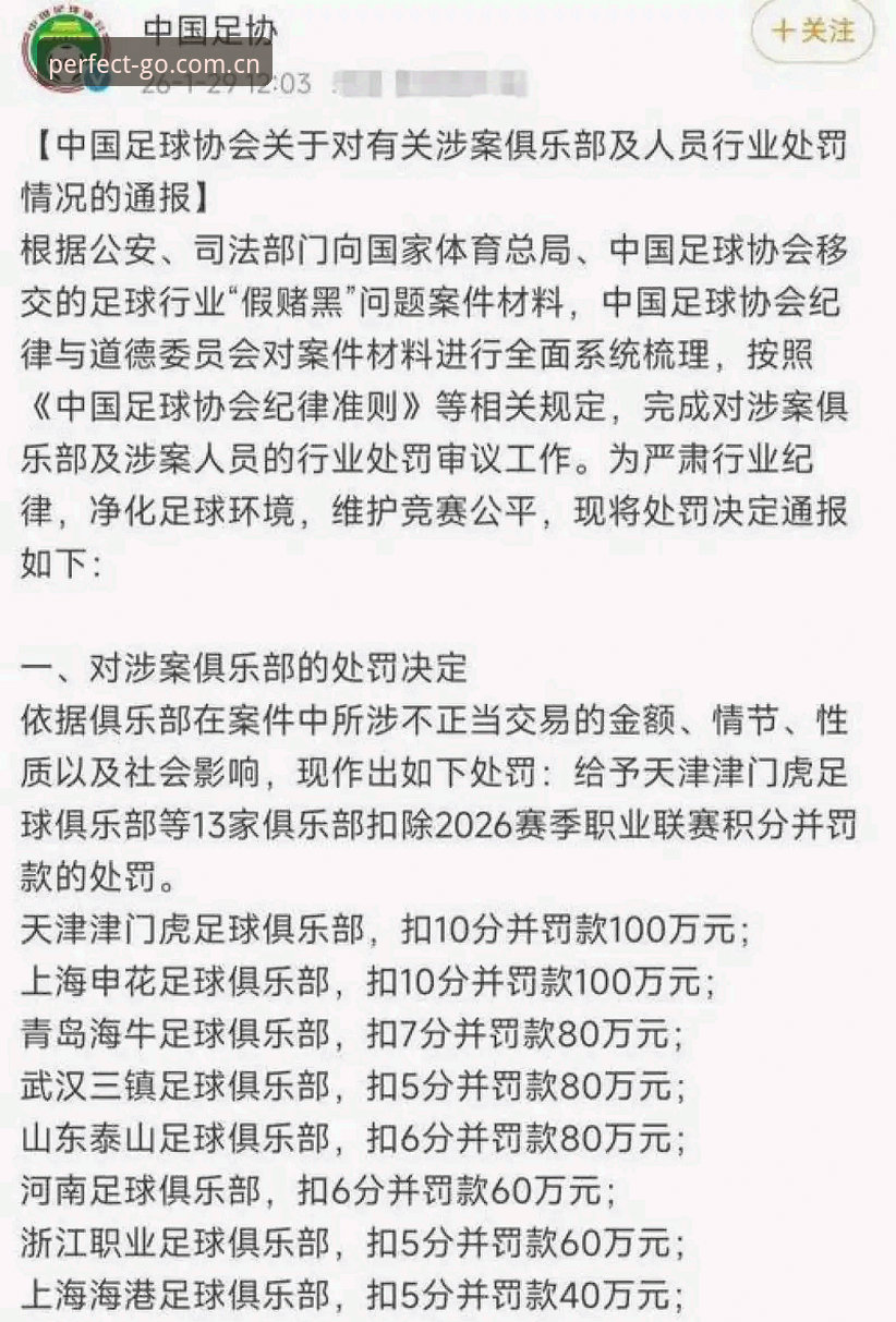 完美体育ios怎么下载 足协第三批禁足名单解读教程:在完美体育官网掌握中国足球反腐最新动态